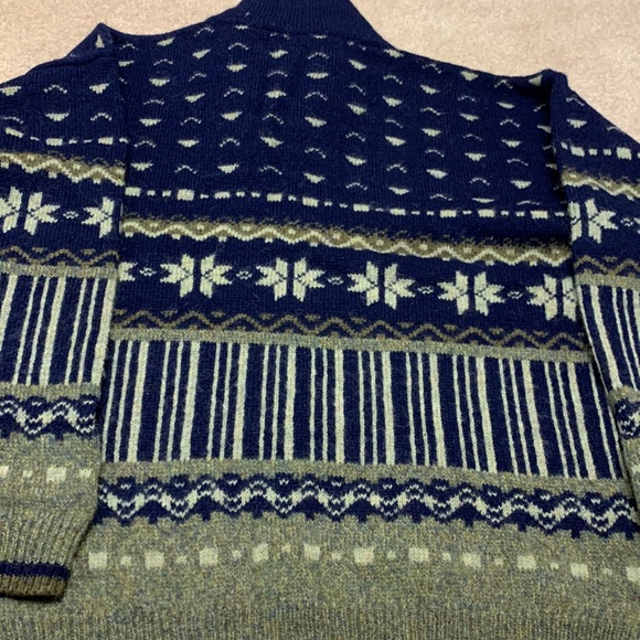 Columbia 100% wool sweater M Unisex Men Women - Picture 3 of 7